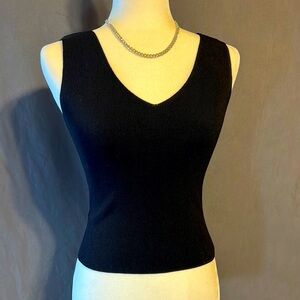 Elegant Black Sleeveless Top